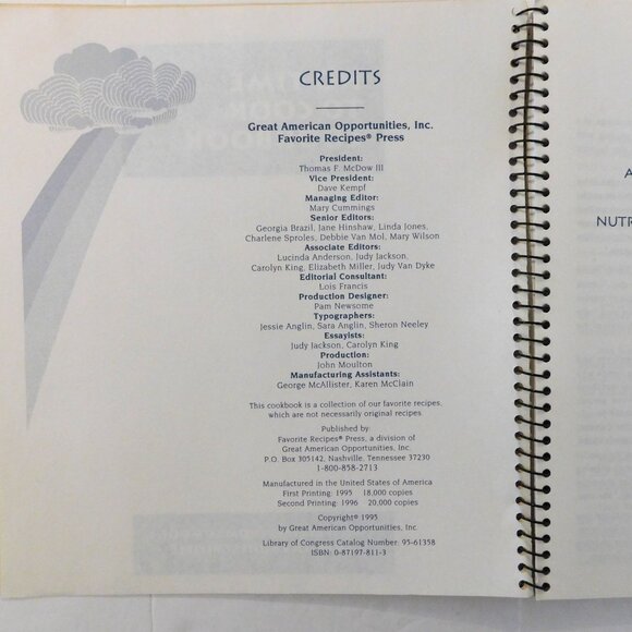 No Time to Cook Recipes from Some of America's Busiest People 1996 PB Spiral - Picture 3 of 8